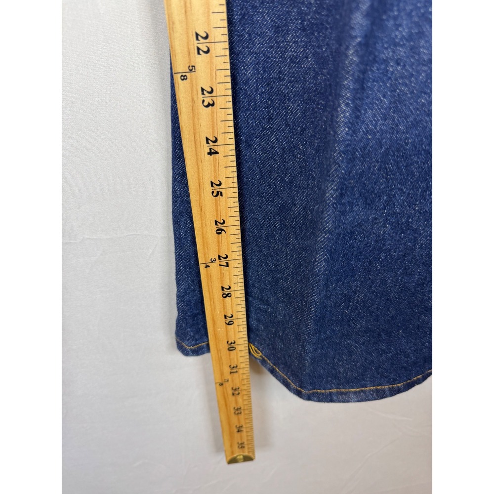 Vintage 90s Lee Riders Mens Straight Leg Dark Wash Denim Jeans 40x30 Canada - Picture 10 of 10